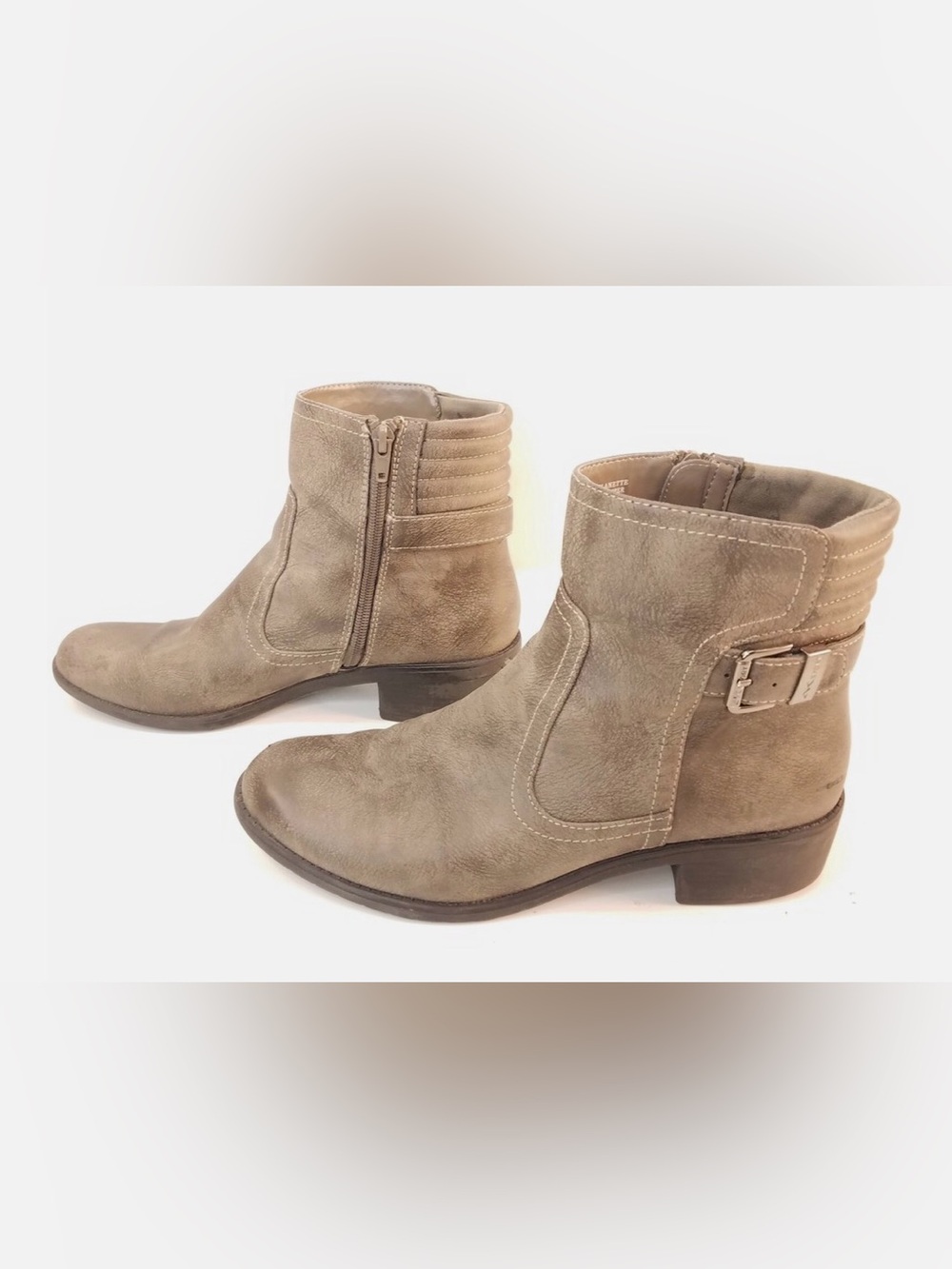 Anne Klein Sport Aklanette Ankle Zip Boots